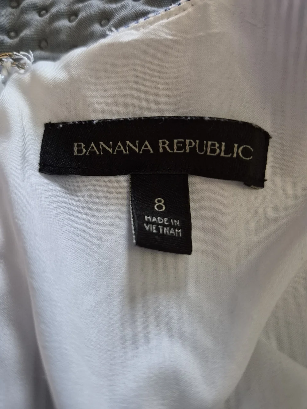 Banana Republic Light Blue Striped Wrap Linen Blend Romper - 8